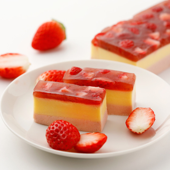 豆乳ケーキ】苺と豆乳のレアチーズケーキ（冷凍配送） ケーキ 豆腐処味