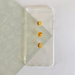 ドーナッツ と ホットケーキ の スマホケース【iPhone全機種対応】メープル はちみつ キャラメル フェイクスイーツ 4枚目の画像