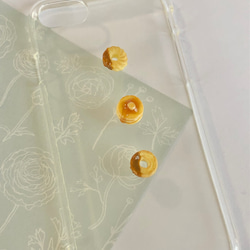 ドーナッツ と ホットケーキ の スマホケース【iPhone全機種対応】メープル はちみつ キャラメル フェイクスイーツ 5枚目の画像