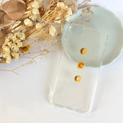 ドーナッツ と ホットケーキ の スマホケース【iPhone全機種対応】メープル はちみつ キャラメル フェイクスイーツ 3枚目の画像