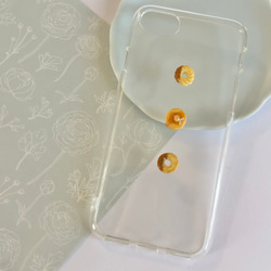 ドーナッツ と ホットケーキ の スマホケース【iPhone全機種対応】メープル はちみつ キャラメル フェイクスイーツ 8枚目の画像