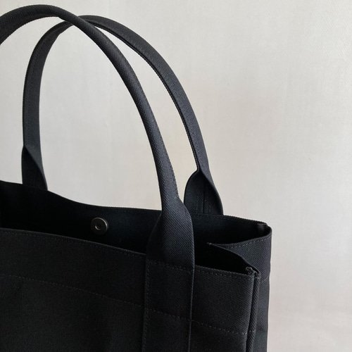 8号帆布トートバッグ(L)ブラック　コロチロ トートバッグ03 BOX 黒 / 8号帆布 トートバッグ aoya bags 通販
