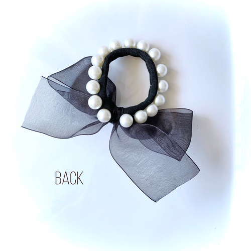 No.13リボンヘアゴム☆ハンドメイド☆サテン☆ベージュ 【公式通販】