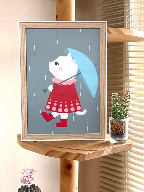 子猫　（傘） 2枚目の画像