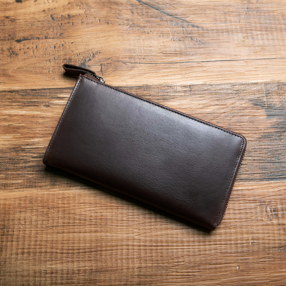【限量特價】防刮皮革長拉鍊皮夾 TIDY 真皮商務皮夾 KUW005 第16張的照片