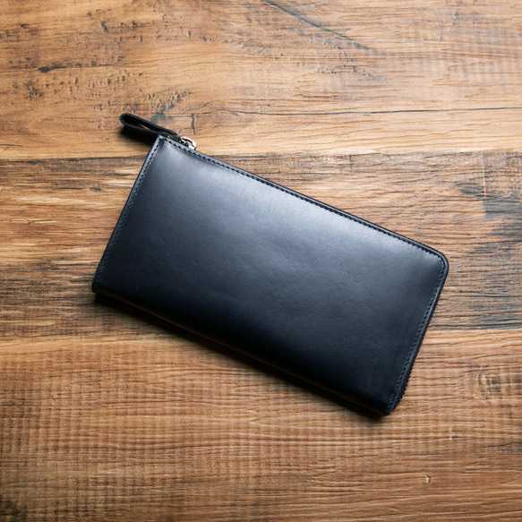 【限量特價】防刮皮革長拉鍊皮夾 TIDY 真皮商務皮夾 KUW005 第14張的照片