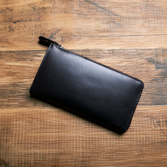 【限量特價】防刮皮革長拉鍊皮夾 TIDY 真皮商務皮夾 KUW005 第15張的照片