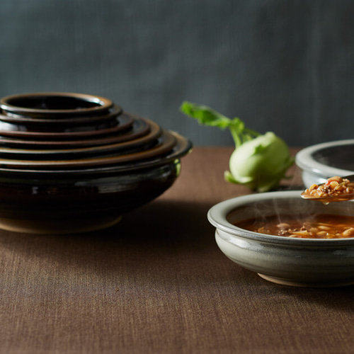 カレー皿 すくえるリムディッシュ 高取焼 高取焼き シチュー皿 22cm