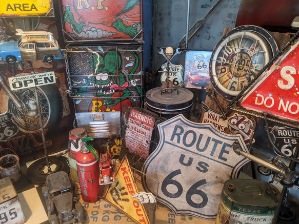 アメリカンガレージ  ウッドサイン ROUTE66  ルート66 木製看板  #ガレージ雑貨  #アメリカン雑貨 7枚目の画像