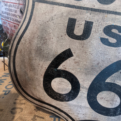 アメリカンガレージ  ウッドサイン ROUTE66  ルート66 木製看板  #ガレージ雑貨  #アメリカン雑貨 5枚目の画像