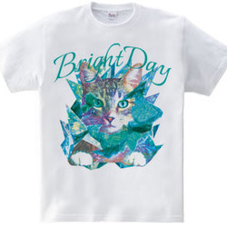 ねこジュエリーTシャツ「Emerald Cats」 3枚目の画像