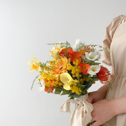 Order Bouquet : M size / アーティフィシャルフラワーブーケ / 造花ブーケ / オーダーブーケ 3枚目の画像