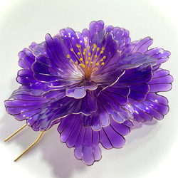 牡丹乱菊桜・水色 | 和風デザイン・和柄素材なら Wagara Design Navi