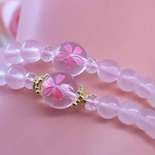 桜 ローズクォーツ ピンク ふんわり 優し気 幸せな女性 お守り 美しい 