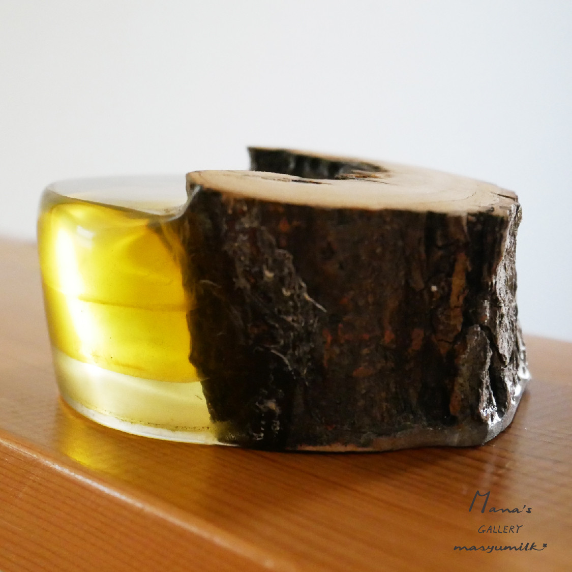 木の雫シリーズ　saffron yellow