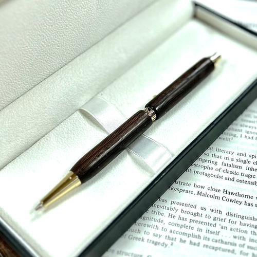 世界に一本だけ】ウェンジシャープペンSZ1227 ペン・筆記用具 金井工房