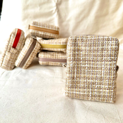 クラフトバンドの蓋付き小物入れ エコクラフト 紙バンド その他