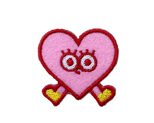 ピンクハウス Rambling Hearts刺繍ワッペン アイボリー