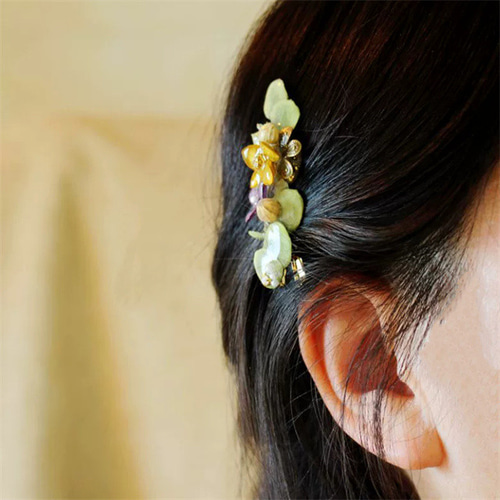 手作り押し花ヘアピン /ヘアピン/ヘアクリップ/ 紫陽花 / ギフト