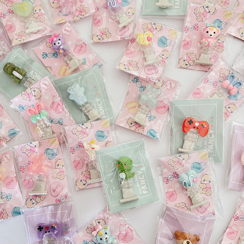 名札クリップ さくらんぼ 立体さくらんぼ ぷっくり