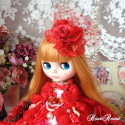 ベルサイユの薔薇 ローズレッドの魅惑 アンティークフリルドールドレス豪華4点セット 10枚目の画像