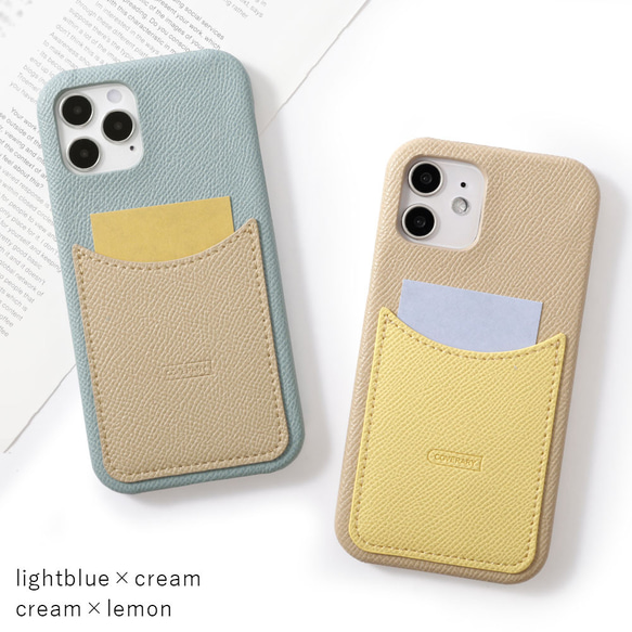 ５色　全機種対応　ポケット　カード収納　くすみカラー　スマホケース　iPhone　Back032#mm00000331 1枚目の画像