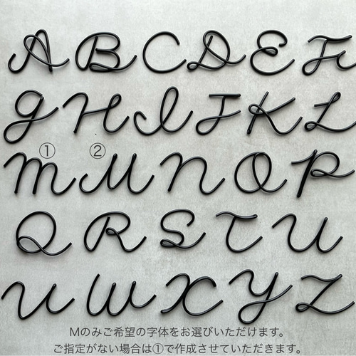 ワイヤーアート　数字注文ページ　レターバナー　表札　番地 ワイヤーアート数字注文ページレターバナー表札番地