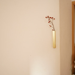 　真鍮製一輪挿し　□15 9枚目の画像