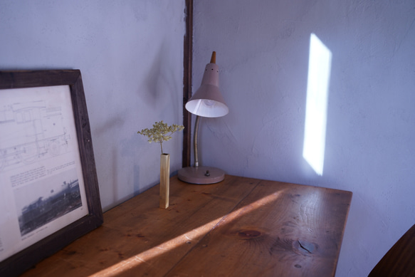 　真鍮製一輪挿し　□15 5枚目の画像