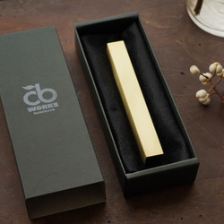 　真鍮製一輪挿し　□15 14枚目の画像