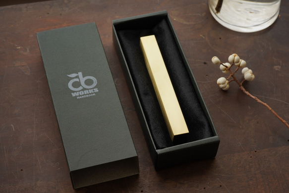 　真鍮製一輪挿し　□15 14枚目の画像