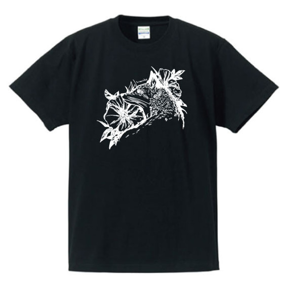 【おしゃれ】オリジナルデザインTシャツ【キタキツネデザイン】 1枚目の画像
