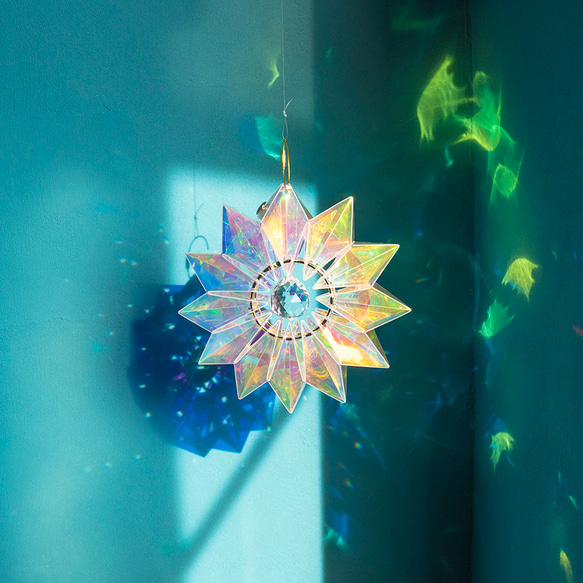 Origami suncatcher レインボウ 1枚目の画像