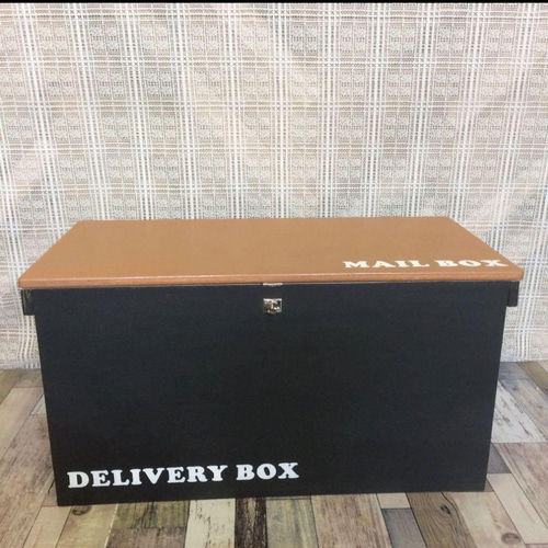 63《収納BOX》ハンドメイド 宅配 ボックス コンテナ りんご箱 キャンプ 76《宅配BOX》収納 置き配 ボックス コンテナ りんご箱 木箱