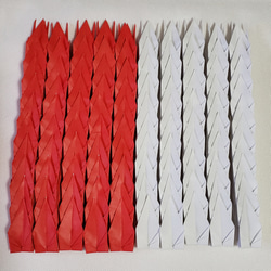 和柄折り鶴200羽(千羽鶴) その他素材 いわち 通販 11304538｜Creema