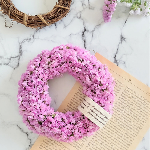 送料込み〉スターチス リース ドライフラワー petit fleur 通販