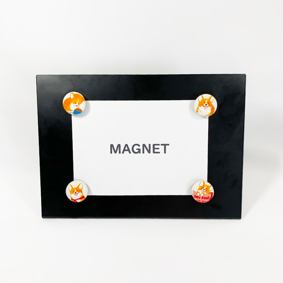 Bマグネット:コーギーA 3枚目の画像