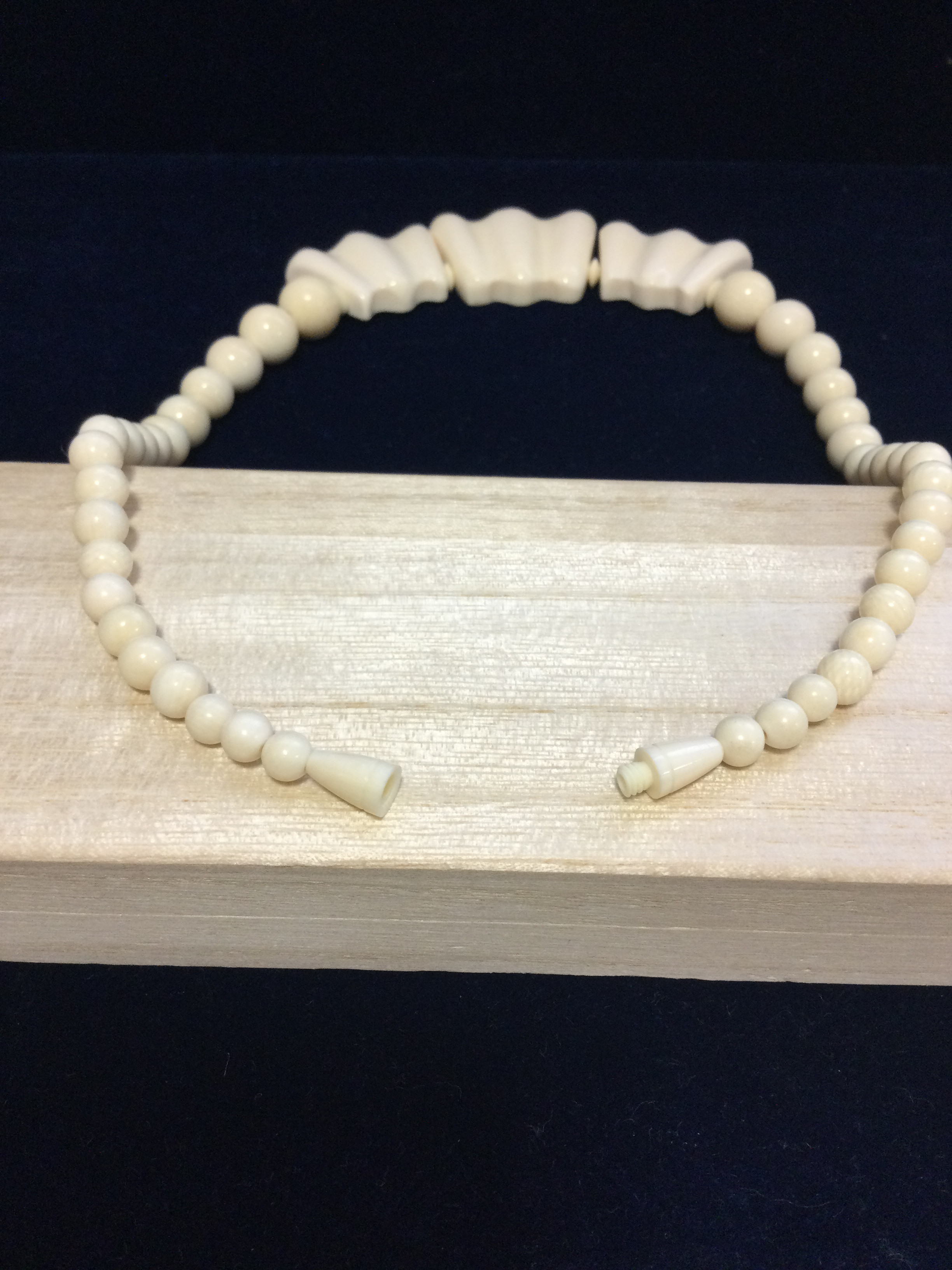 ☆本象牙ネックレス　A-55 ※