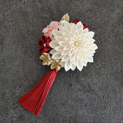 ブライス ドールSize簪 桜 髪飾り つまみ細工 アウトフィット ブライス