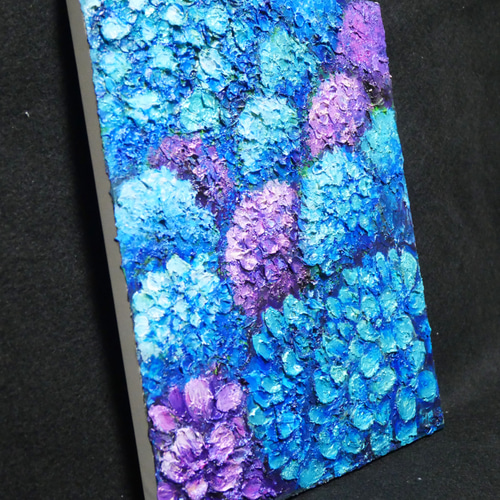 油絵 絵画【青い紫陽花】 絵画 HR 通販 15709475|Creema 油絵 絵画【青い紫陽花】 絵画 HR 通販 15709475|Creema