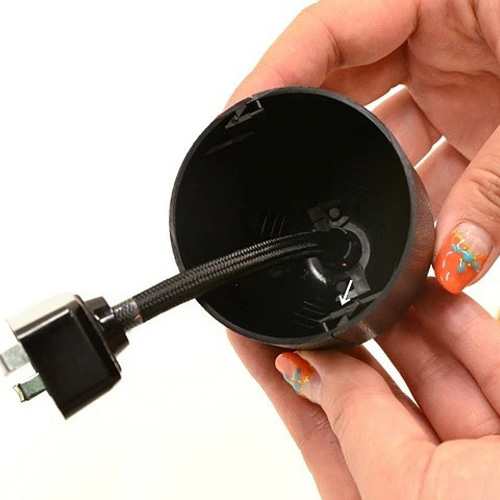 ペンダントライト　シェル　シェード　ソケット　フランジカバー 天井シーリングカバー ソケットカバー 【φ75mm】＜ブラック／ホワイト