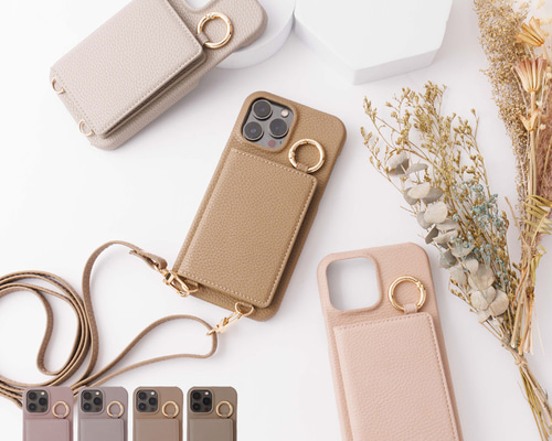 らくらくスマートフォン F-52B ケース スマホショルダーケース