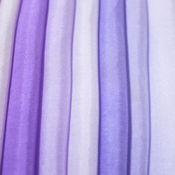 (N-01)純絲衣身襯(和服襯)手染衣身襯12件套紫紫色漸變海裾工藝布 第4張的照片
