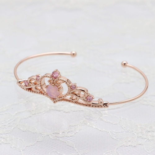 エミリーティアラブレスレット/PinkGold 王冠モチーフ 推し活 推しごと