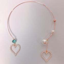 pearl heart choker 13枚目の画像