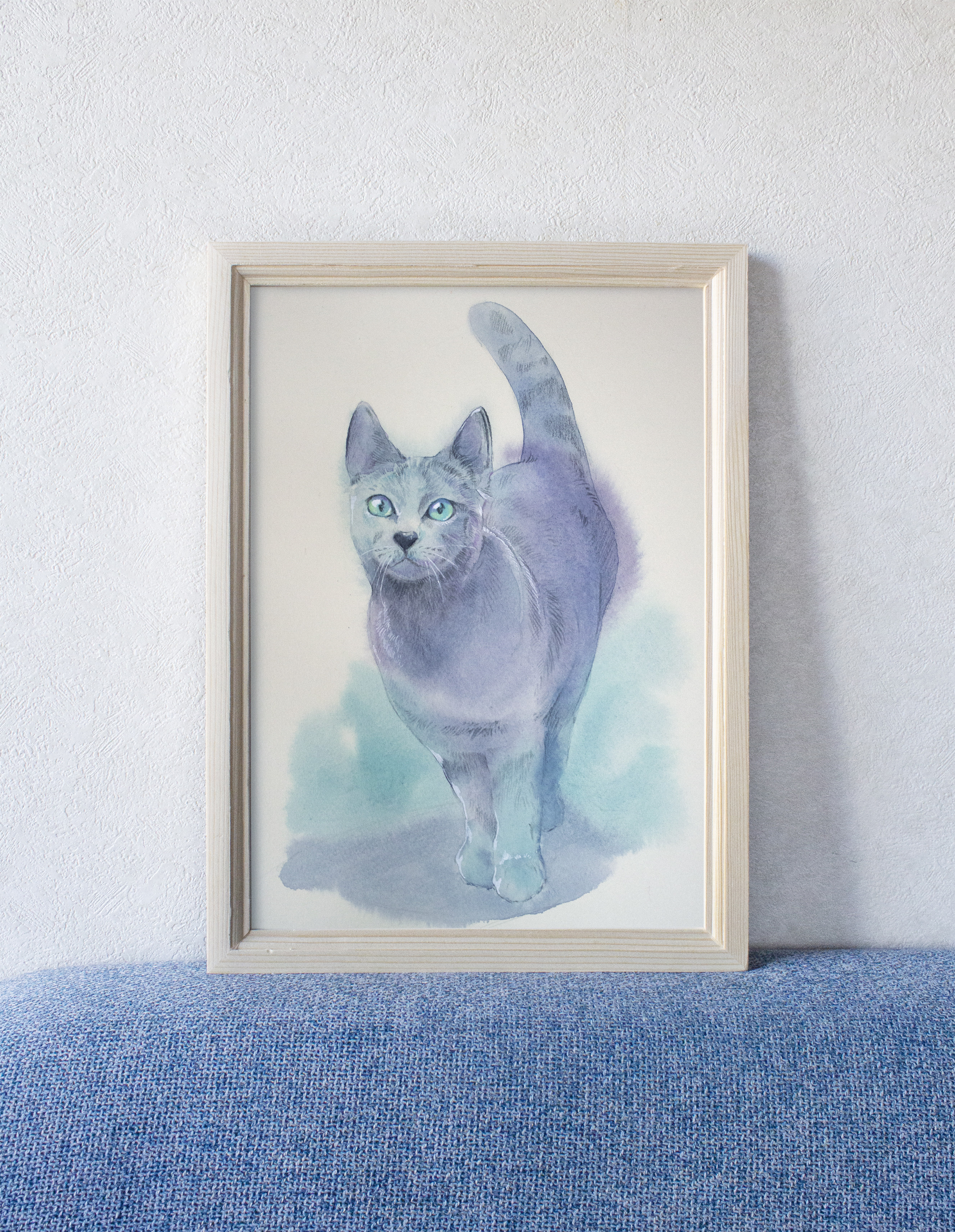 水彩画　イラスト　アート　原画　私が守りたいもの