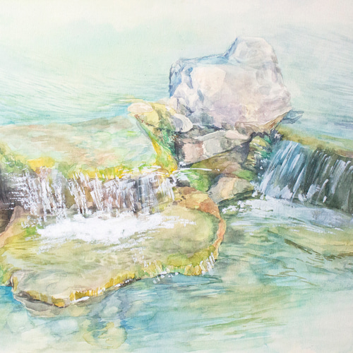 風景画③ _水彩原画_イラスト イラスト n.akabae 通販 15710303