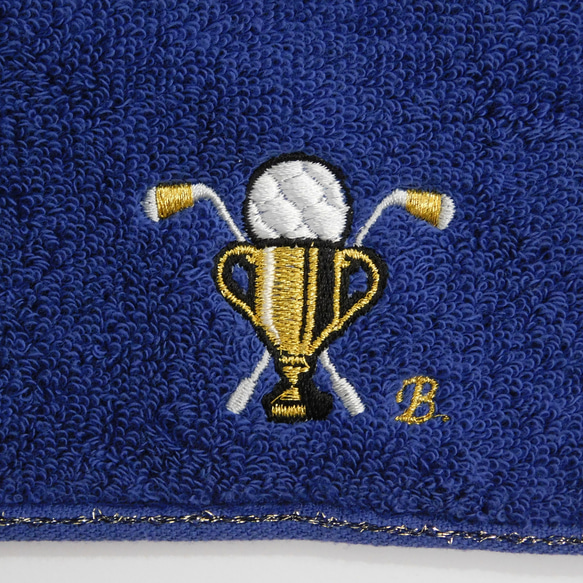 Golf-Winning  Cup刺繍入り今治タオルハンカチｰ　GIFTBOX入り 3枚目の画像