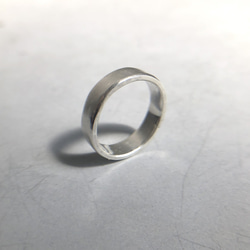 mat ring silver 5mm /シルバー/リング/指輪/マット/艶消し/シンプル/刻印 4枚目の画像