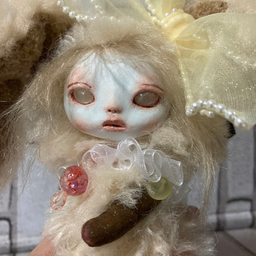 うさぎ アートドール ハンドメイド ぬいぐるみ